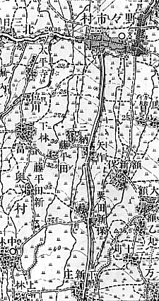 画像：５万分の１「金沢」明治４２年測図