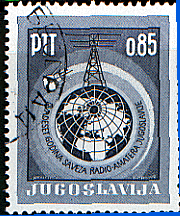 世界図の切手５