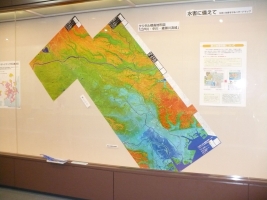 写真：デジタル標高地形図江戸川流域