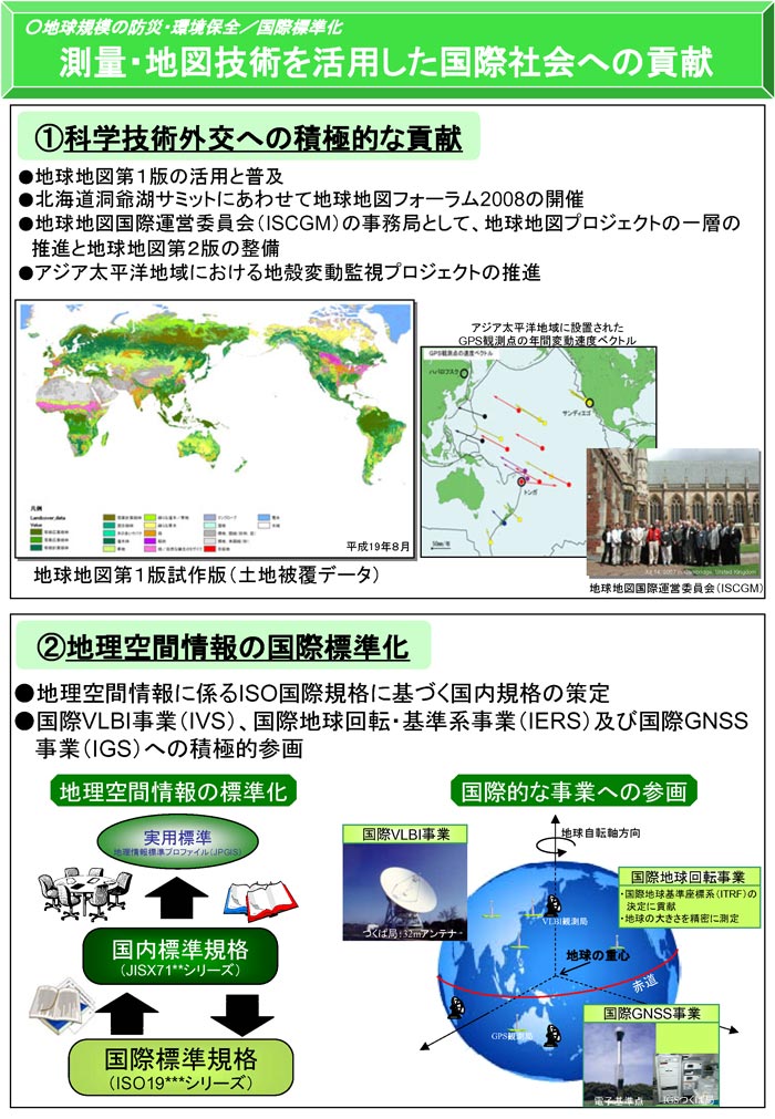 測量・地図技術を活用した国際社会への貢献