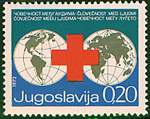 世界図の切手３