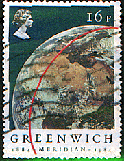 世界図の切手３