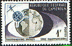 世界図の切手１