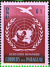 世界図の切手１０