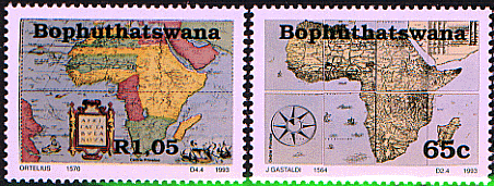 各国の地図・測量切手２