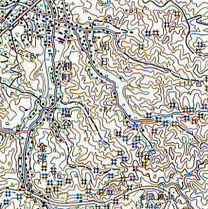 画像：２万５千分の１地形図「新津」