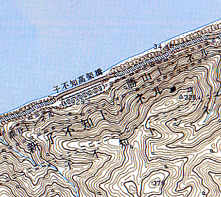 画像：２万５千分の１地形図「糸魚川」