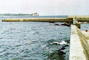 防波堤の画像