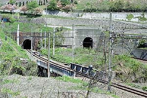 トンネル（鉄道）の画像：山梨県大月市