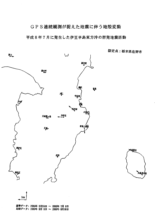 GPS連続観測が捉えた地殻変動