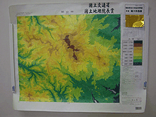 画像：高度分布図：「関山峠」