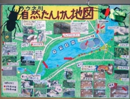作品：ラウネ川自然たんけん地図
