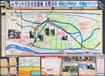 作品：ムサシトミヨの生息地 元荒川の昭和20年代の水脈マップ