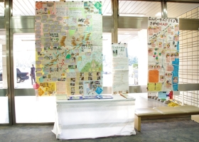 国土交通省1Fロビー作品展示風景3