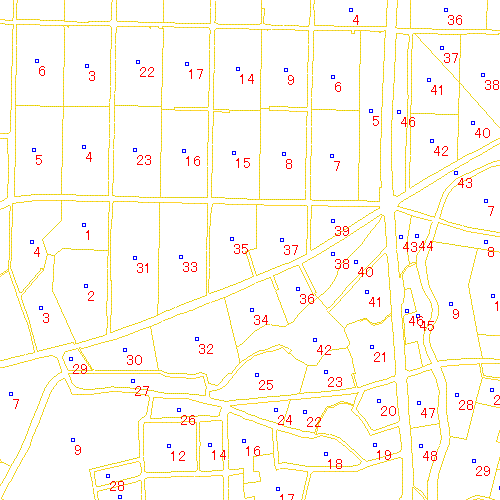 基盤地図情報（街区の境界線及び代表点）