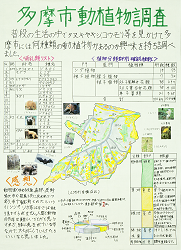 作品：多摩市動植物調査