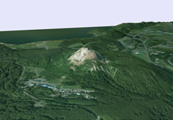 溶岩円頂丘の画像