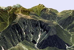溶岩台地の画像