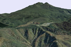 火山性高原の画像