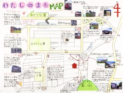 作品：わたしのまちＭＡＰ