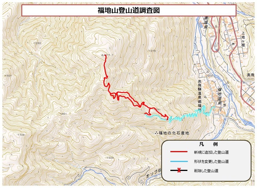 登山道調査図