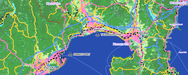 Sample image of Global Map Japan