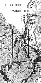 滝の地形図