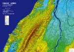 中越沿岸（出雲崎）のデジタル標高地形図