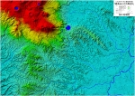 霧島山とその周辺２のデジタル標高地形図