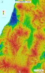 山形県のデジタル標高地形図