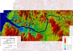 薩摩川内市のデジタル標高地形図
