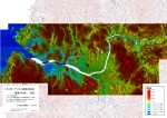 薩摩川内市（DSM）のデジタル標高地形図