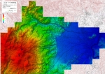 安達太良山1のデジタル標高地形図
