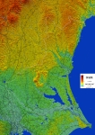 茨城県のデジタル標高地形図