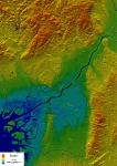 大阪d1-no845のデジタル標高地形図