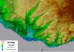 神戸西部d1-no857のデジタル標高地形図