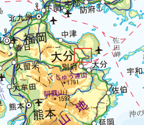 「豊岡」位置図に九州地域整備範囲へのリンク付