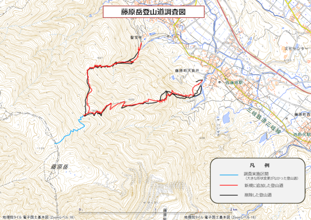 登山道調査図