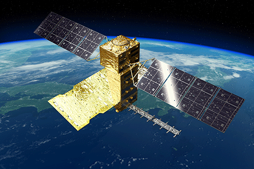 先進レーダ衛星のイメージ図