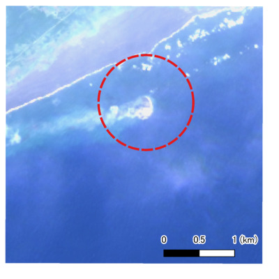 11月3日の硫黄島付近拡大図