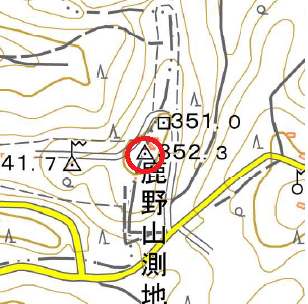千葉県君津市付近の地理院地図