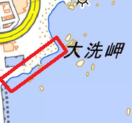 茨城県大洗町付近の地理院地図