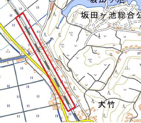 千葉県成田市付近の地理院地図