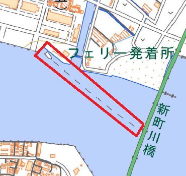 徳島県徳島市付近の地理院地図