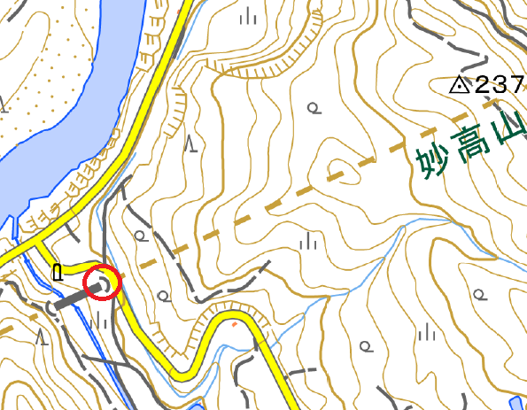 新潟県小千谷市付近の地理院地図