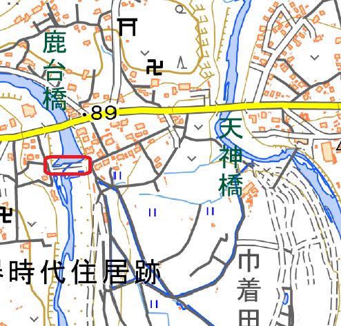 埼玉県日高市付近の地理院地図