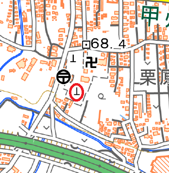 東京都国立市付近の地理院地図