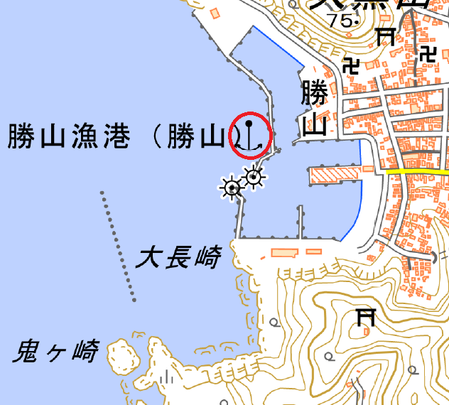 千葉県鋸南町付近の地理院地図