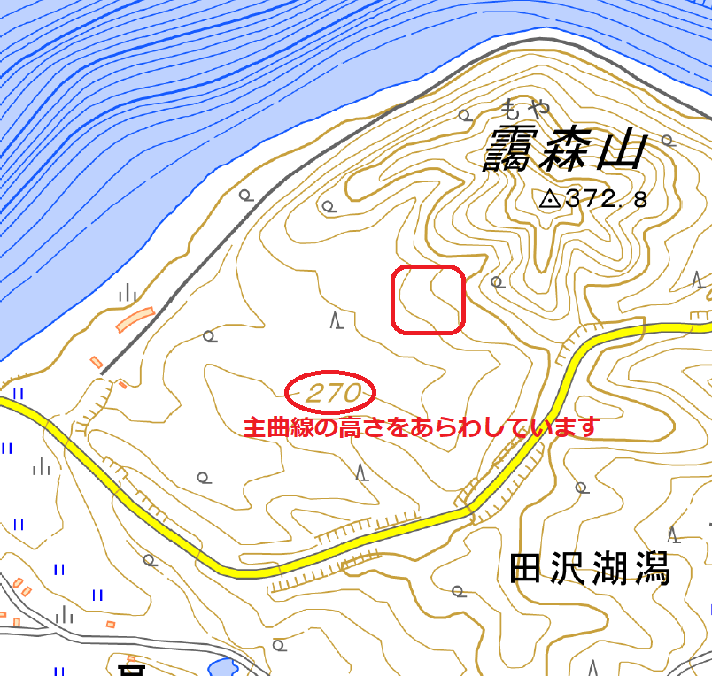 秋田県仙北市付近の地理院地図