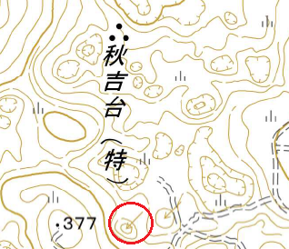 山口県秋芳町付近の地理院地図